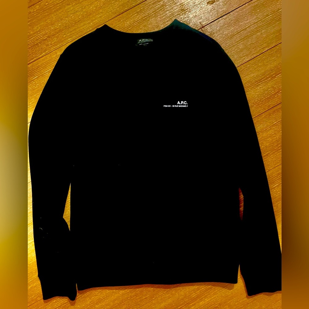 APC Item Logo-Print Organic Cotton-Jersey Sweatshirt